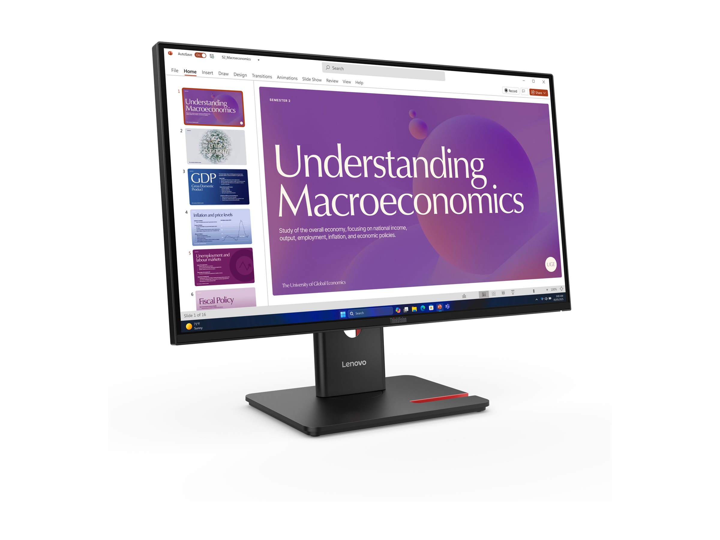 Lenovo ThinkVision T24D-40 LED display 60,5 cm (23.8) 1920 x 1080 Pixel Full HD LCD Nero