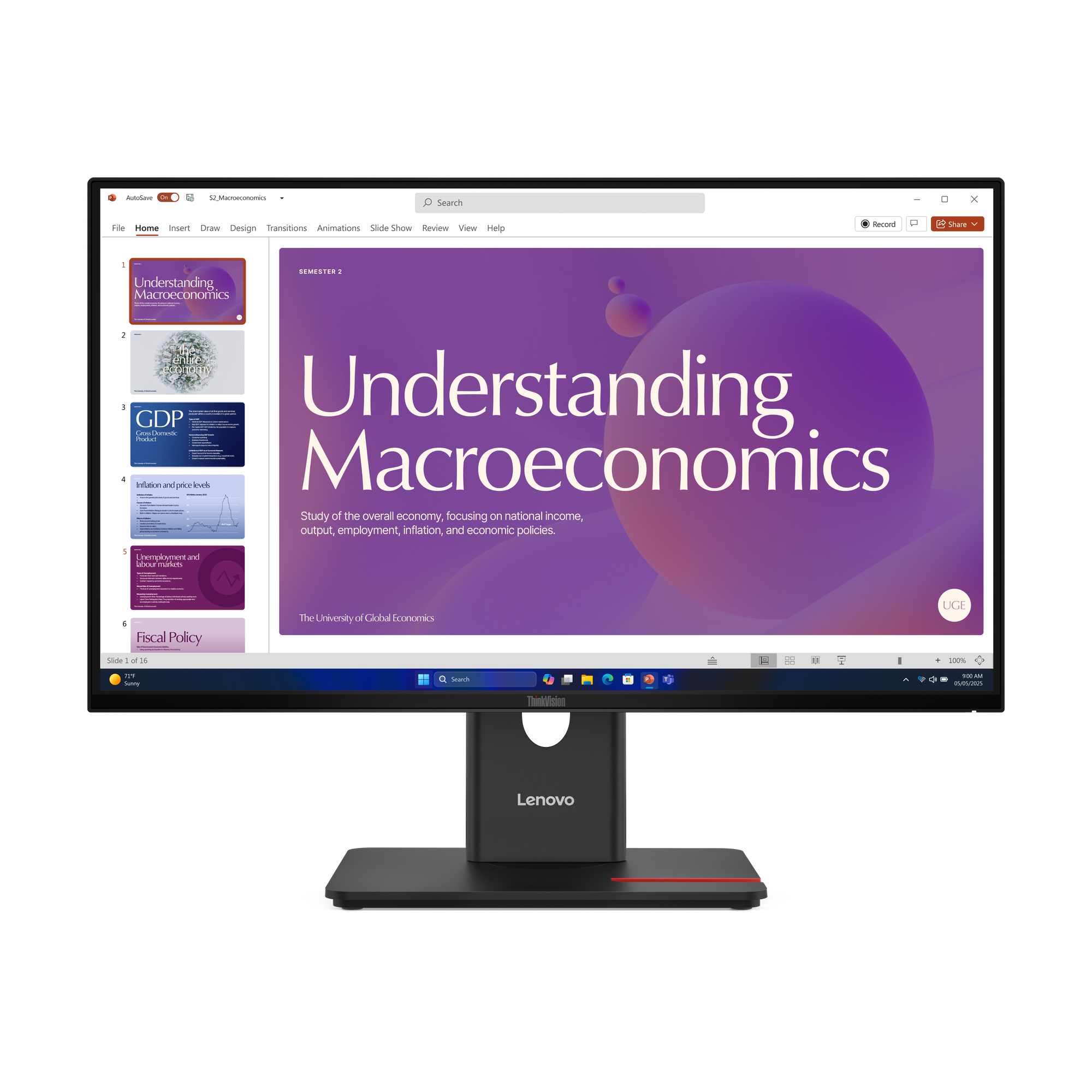 Lenovo ThinkVision T24D-40 LED display 60,5 cm (23.8) 1920 x 1080 Pixel Full HD LCD Nero