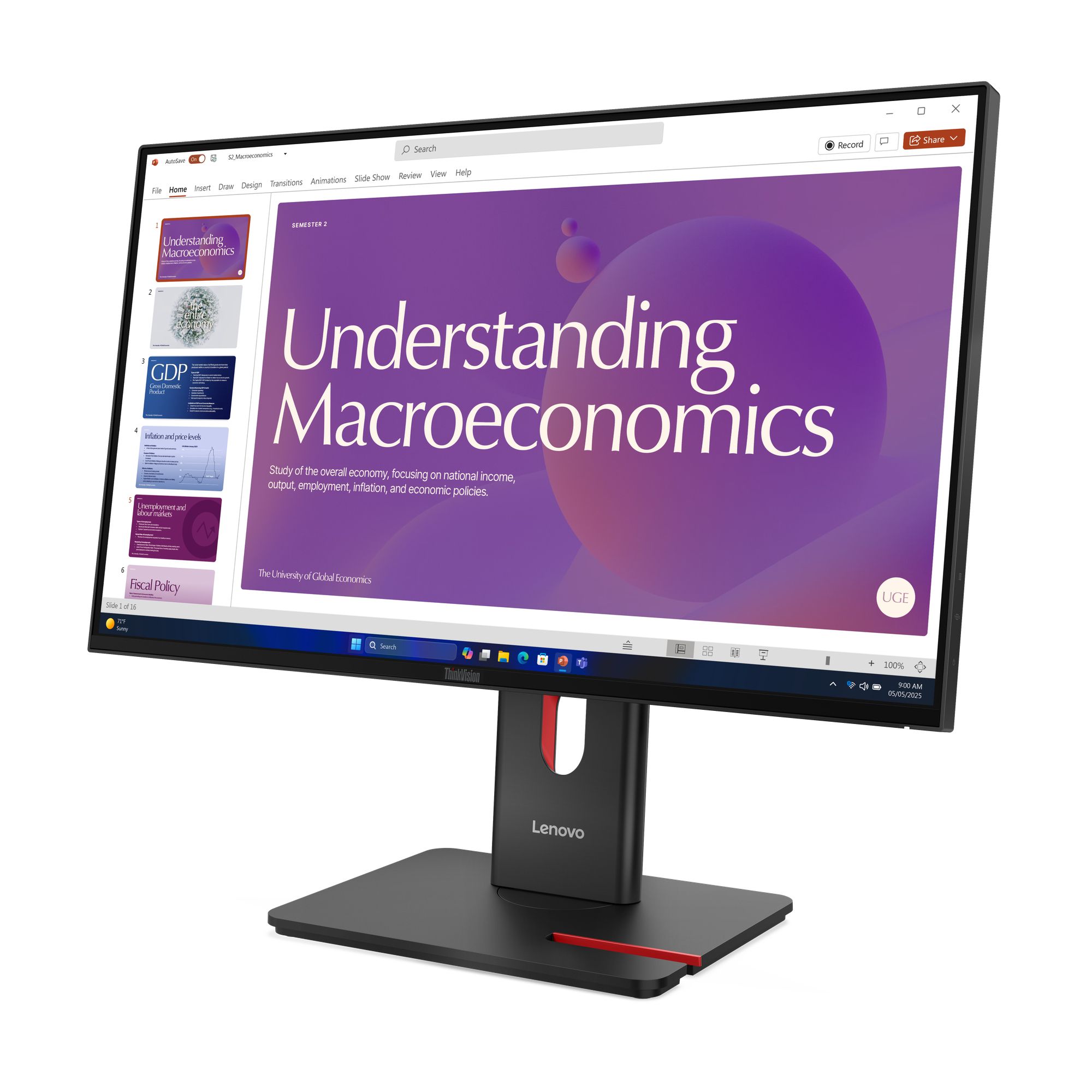 Lenovo ThinkVision T24D-40 LED display 60,5 cm (23.8) 1920 x 1080 Pixel Full HD LCD Nero