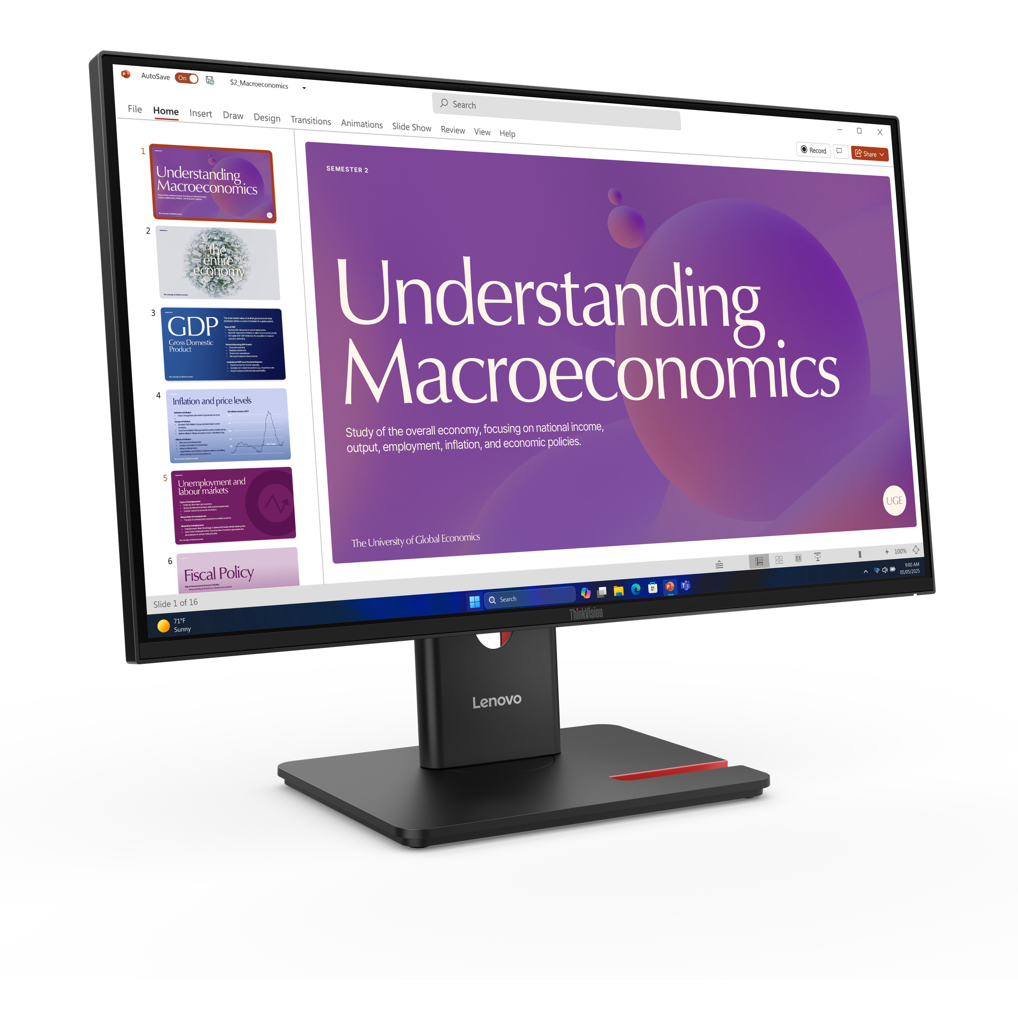 Lenovo ThinkVision T24D-40 LED display 60,5 cm (23.8) 1920 x 1080 Pixel Full HD LCD Nero