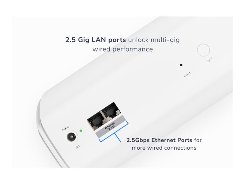 NETGEAR Orbi 770 Tri-bande (2,4 GHz / 5 GHz / 6 GHz) Wi-Fi 7 (802.11be) Blanc 7 Interne