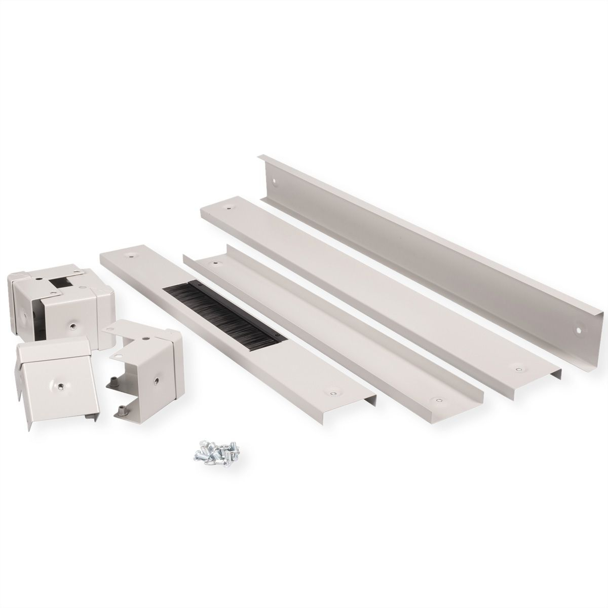 ROLINE Rack-Basis - 800 x 1000 mm (B x T) - RAL 7035, Hellgrau - 48.3 cm (19)