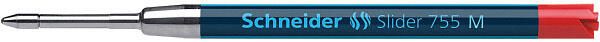 Schneider Schreibger�te 10 Schneider Kugelschreiberminen Slider 755 rot