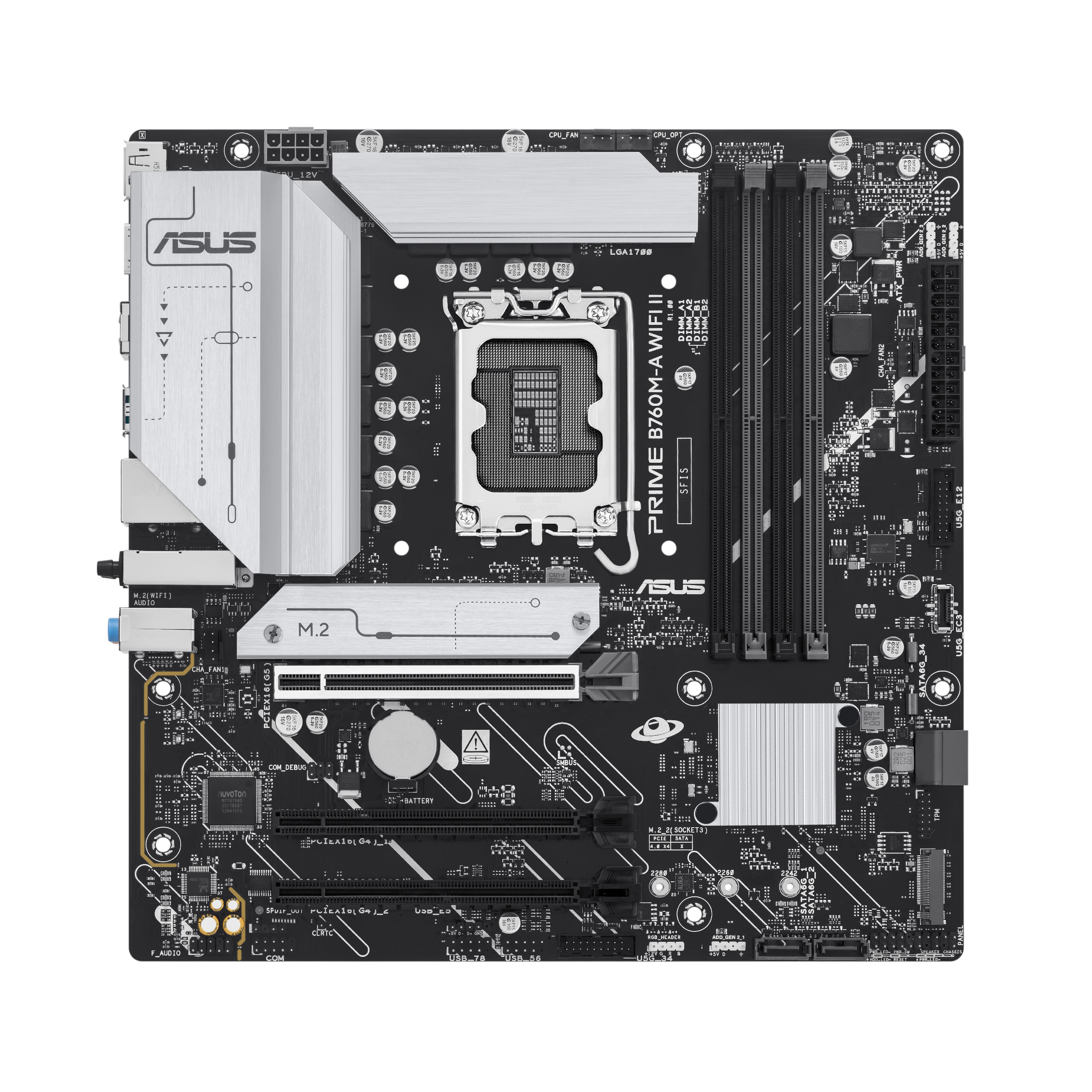 ASUS PRIME B760M-A WIFI II Intel B760 LGA 1700 micro ATX