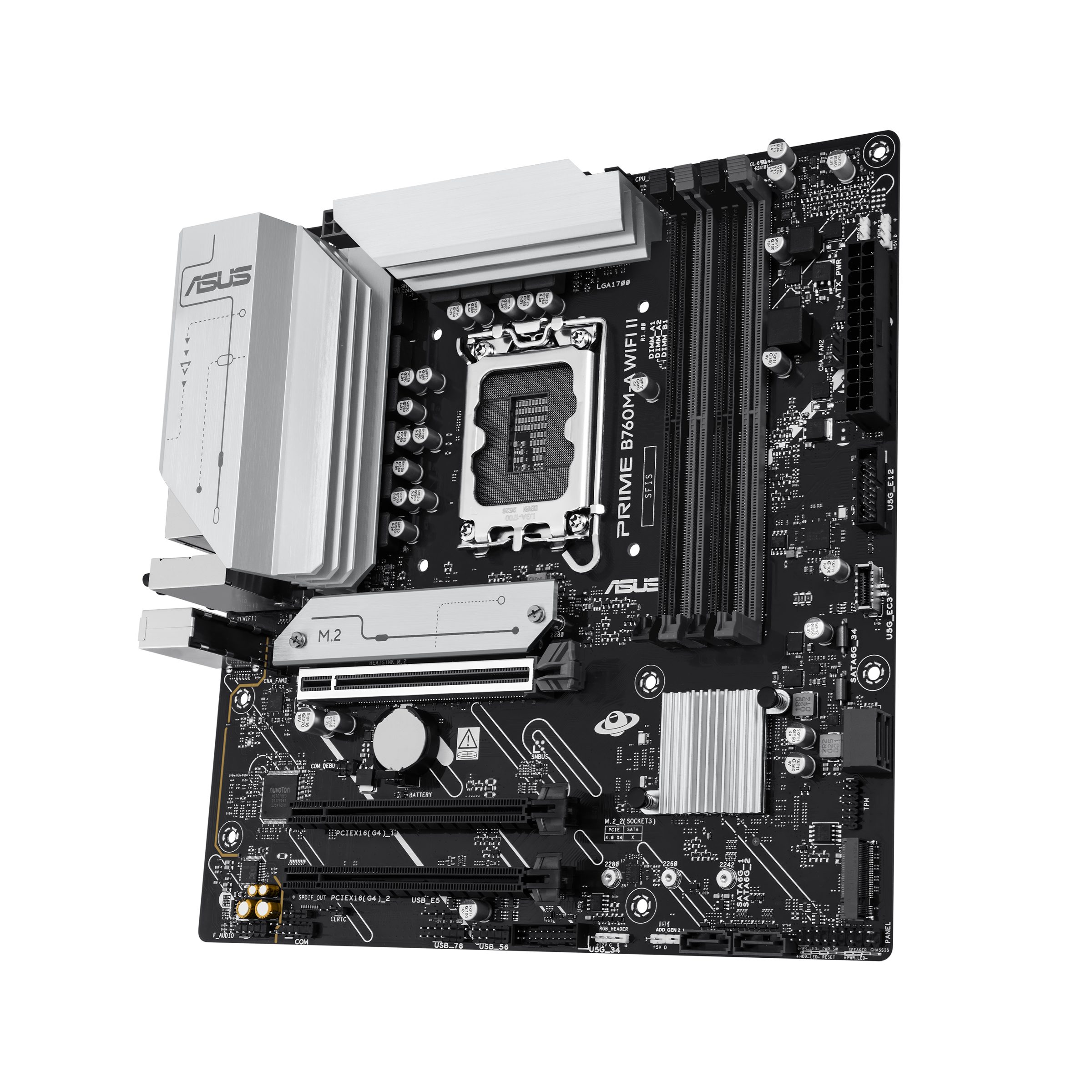 ASUS PRIME B760M-A WIFI II Intel B760 LGA 1700 micro ATX