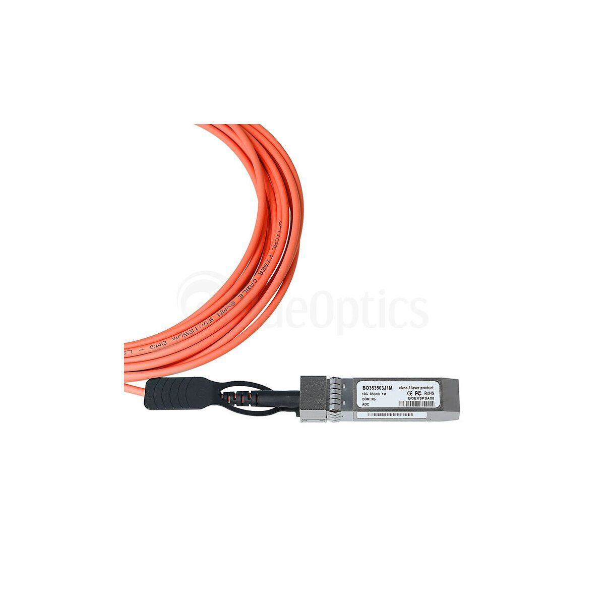 BlueOptics XS+DA00005-BL cable infiniBanc 0,5 m SFP28 Negro