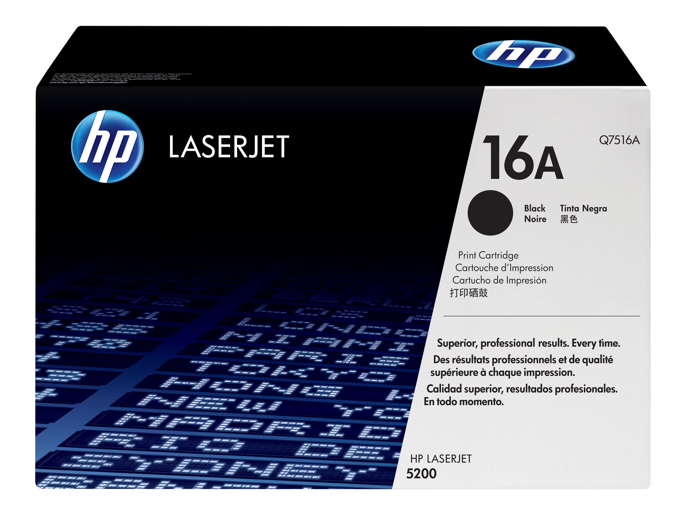 HP 16A - Q7516A - Toner schwarz - fr LaserJet 5200, 5200dtn, 5200L, 5200Lx, 5200n, 5200tn
