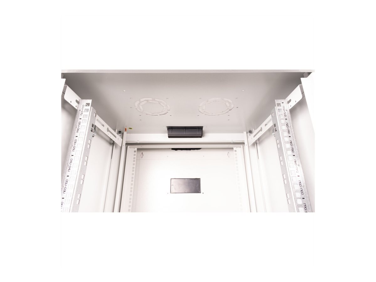 ROLINE Pro - Schrank Netzwerkschrank - 2-teilige drehbare, 600 x 600 mm (B x T)