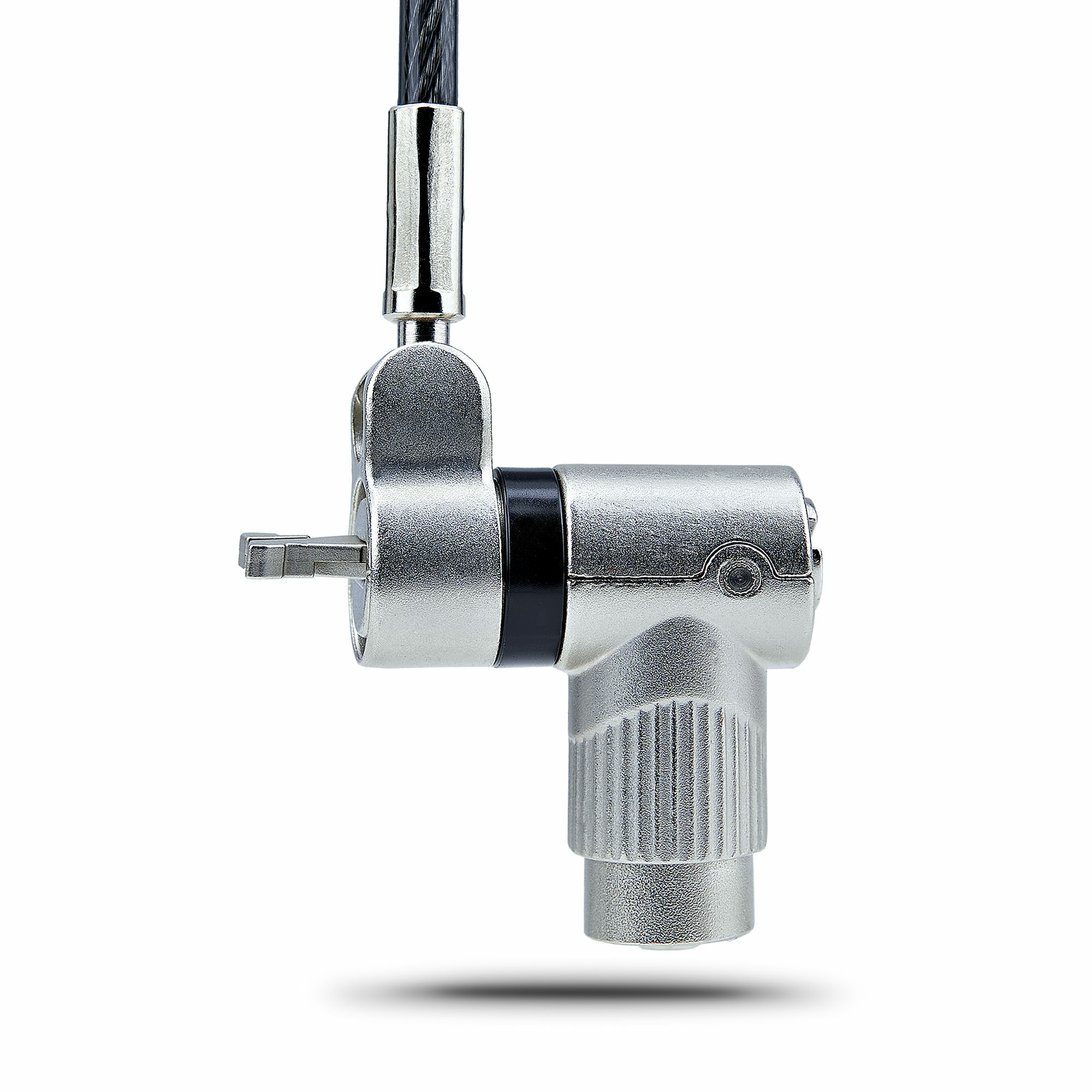 StarTech.com 25-Pack Universal Laptop Lock 6.6ft, Keyed Alike Locking Cable, Security Cable, Compatible w/Noble Wedge/Nano/K-Slot, Anti-Theft Cut-Resistant Cable - TAA - Sicherheitskabelschloss - Silber, Schwarz - 2 m - TAA-konform (Packung mit 25)