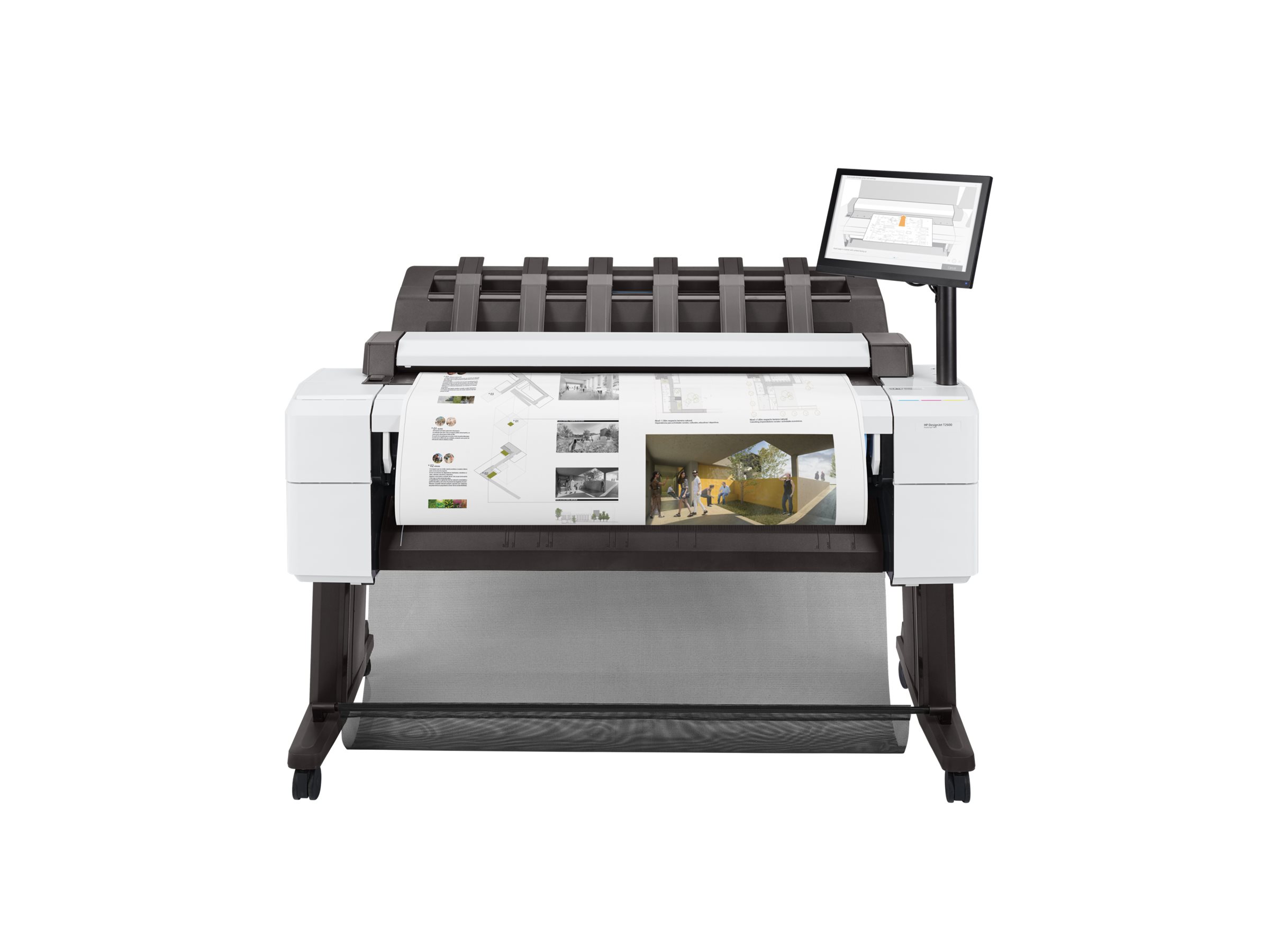 HP DesignJet T2600 PostScript - 914 mm (36) Multifunktionsdrucker - Farbe - Tintenstrahl - 914 x 8000 mm, 610 x 15000 mm (Original)