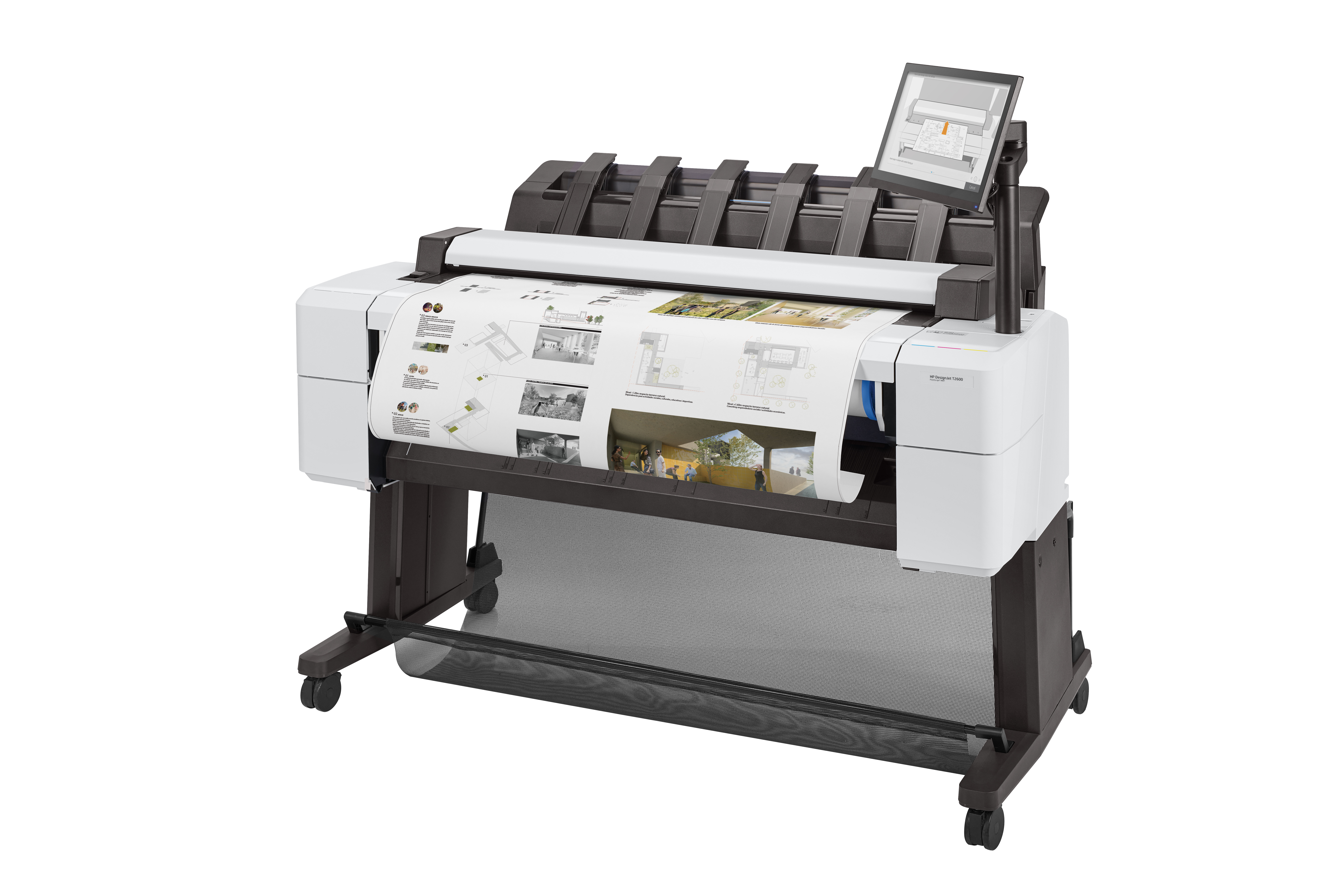 HP DesignJet T2600 PostScript - 914 mm (36) Multifunktionsdrucker - Farbe - Tintenstrahl - 914 x 8000 mm, 610 x 15000 mm (Original)