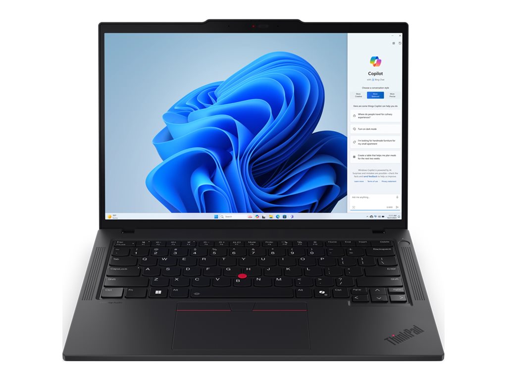 Lenovo ThinkPad T14 Gen 5 21MC - 180-Scharnierdesign - AMD Ryzen 5 Pro 8540U / 3.2 GHz - Win 11 Pro - Radeon 740M - 16 GB RAM - 512 GB SSD TCG Opal Encryption 2, NVMe - 35.6 cm (14)