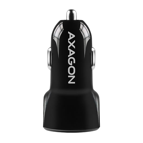 Axagon PWC-QC5 cargador de dispositivo m�vil Smartphone, Tableta Negro Encendedor de cigarrillos Carga r�pida Auto