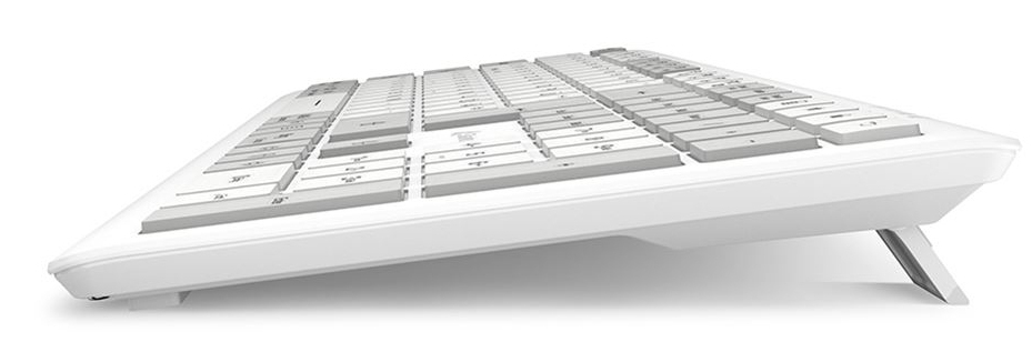 Sharkoon OfficePal K30W wh clavier maison/bureau USB QWERTZ Allemand Blanc