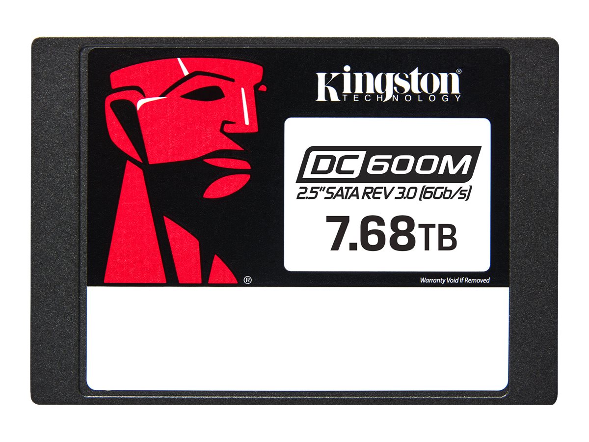 Kingston Technology SSD SATA Enterprise DC600M (usage mixte) 2.5 de 7 680 Go