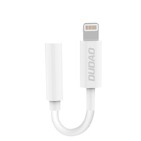 Dudao L16i Lightning to Jack adapter white - Adapter - Digital/Daten