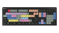 Logickeyboard LKB-EDIUS-A2PC-DE clavier USB QWERTZ Allemand Noir