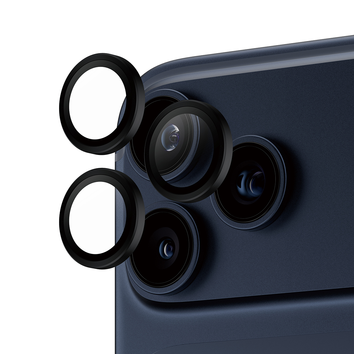 PanzerGlass Hoops black Camera Lens Protector iPhone 17 Pro/Max/16 Max