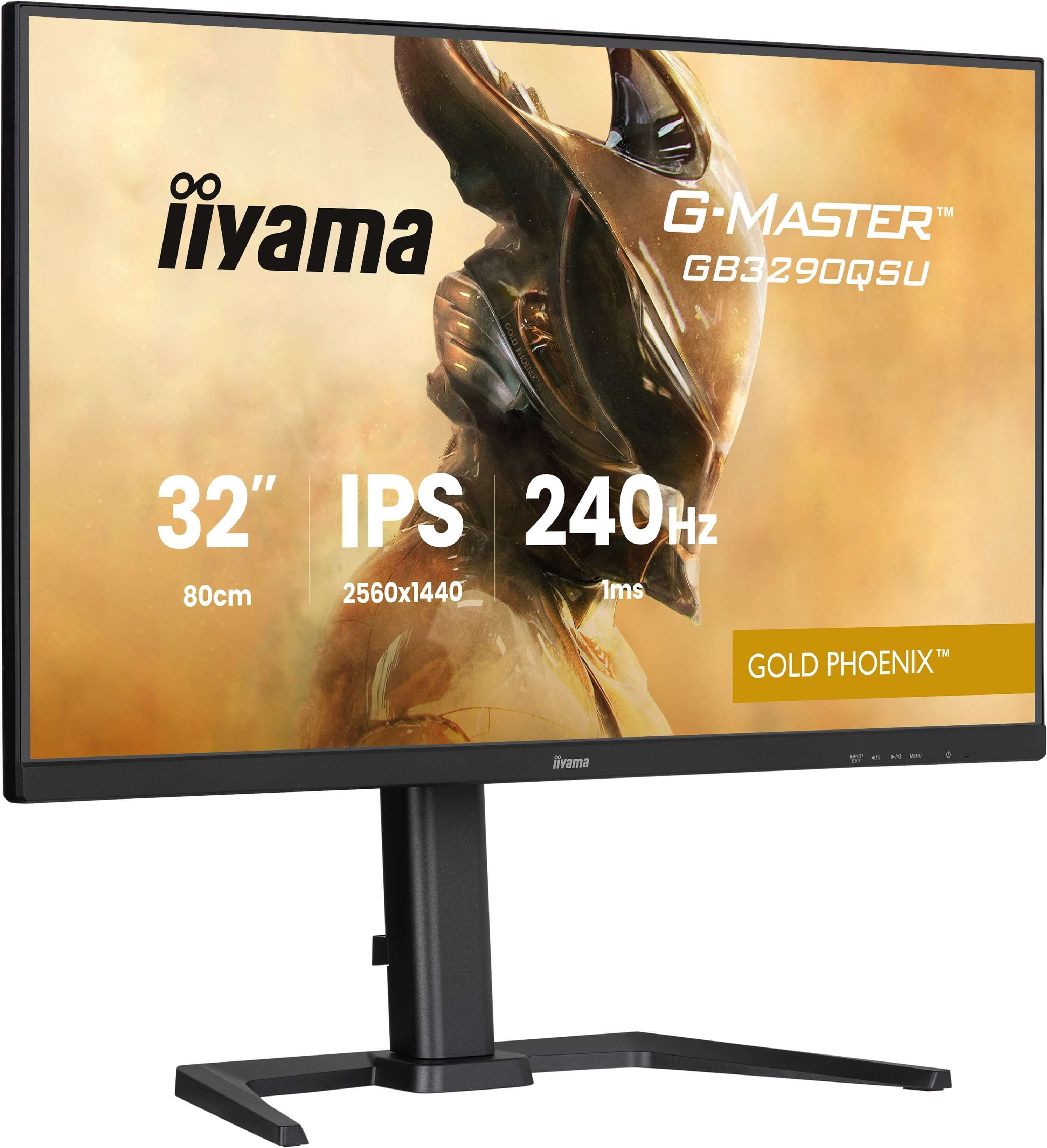 iiyama G-MASTER Dominate the game with the 32 QHD Gold Phoenix GB3290QSU