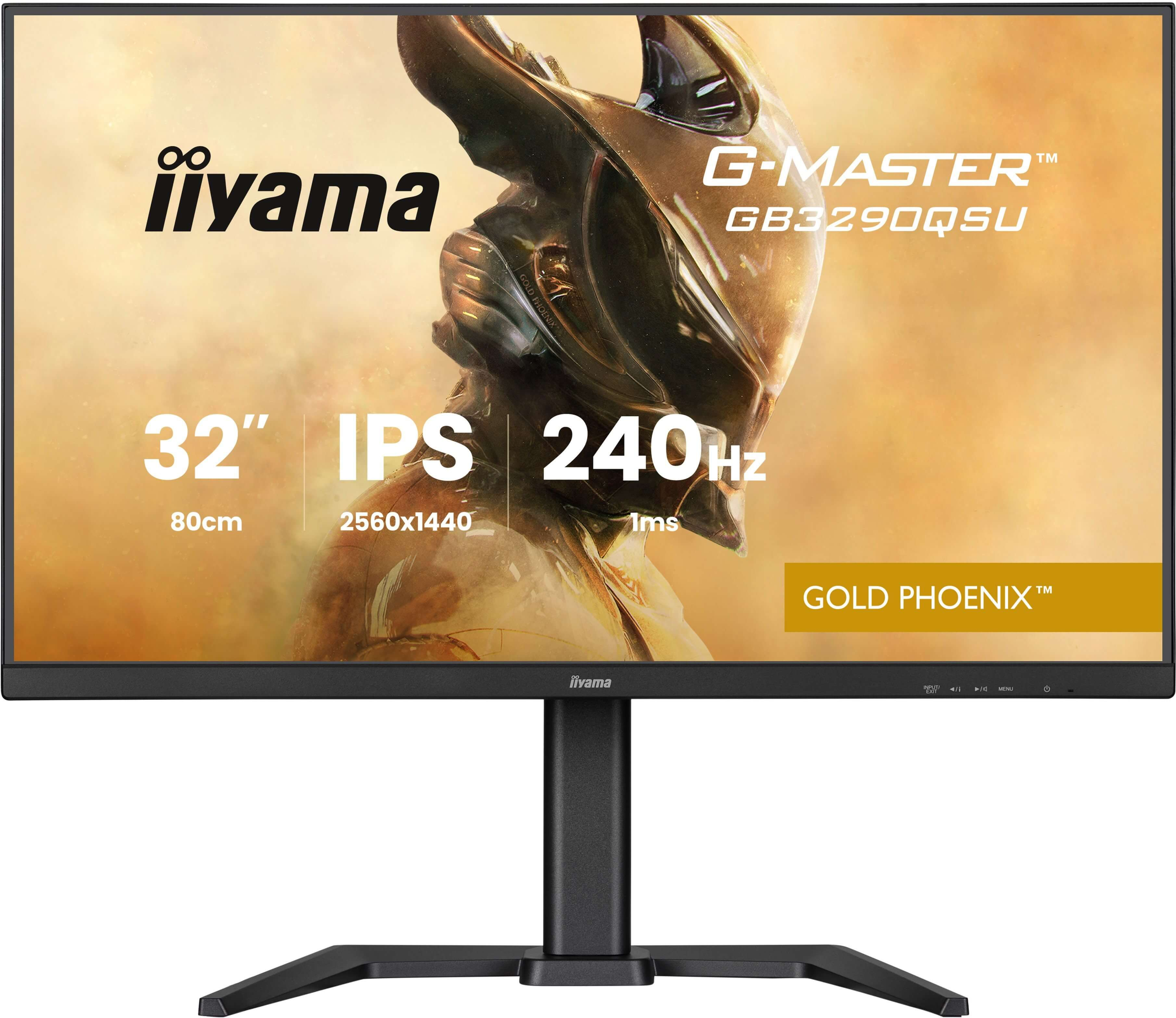 Iiyama 32 IPS Gaming G-Master Gold Phoenix FreeSync Premium 2560x1440a240Hz 400cd/m? - Flachbildschirm (TFT/LCD) - 32