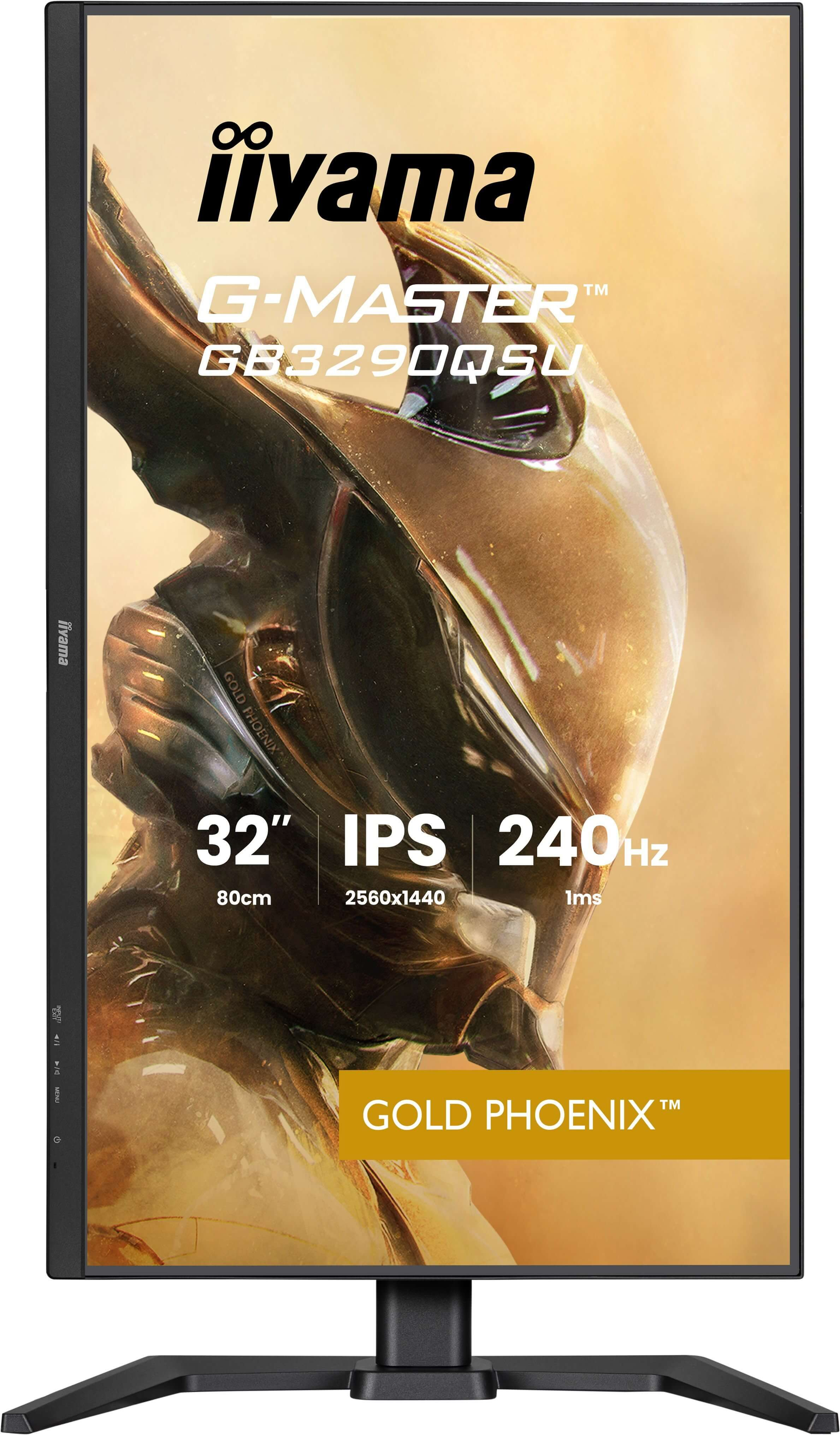 Iiyama 32 IPS Gaming G-Master Gold Phoenix FreeSync Premium 2560x1440a240Hz 400cd/m? - Flachbildschirm (TFT/LCD) - 32