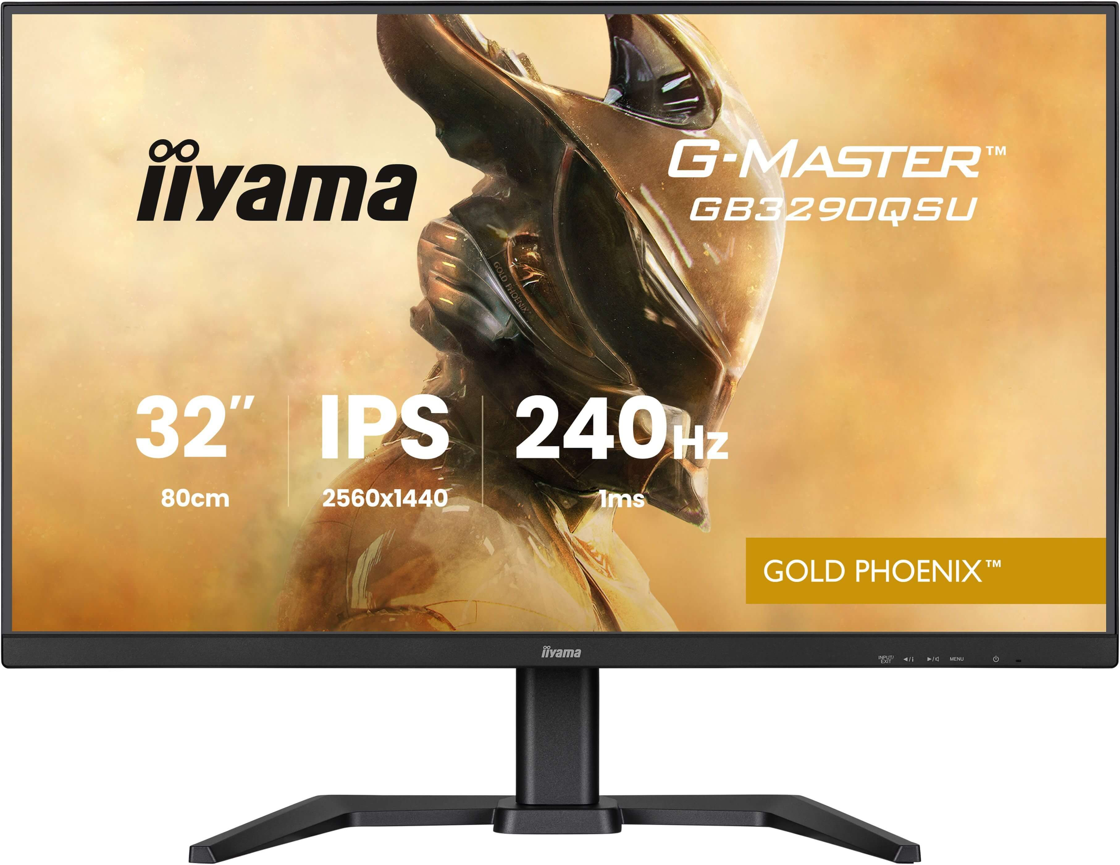 Iiyama 32 IPS Gaming G-Master Gold Phoenix FreeSync Premium 2560x1440a240Hz 400cd/m? - Flachbildschirm (TFT/LCD) - 32