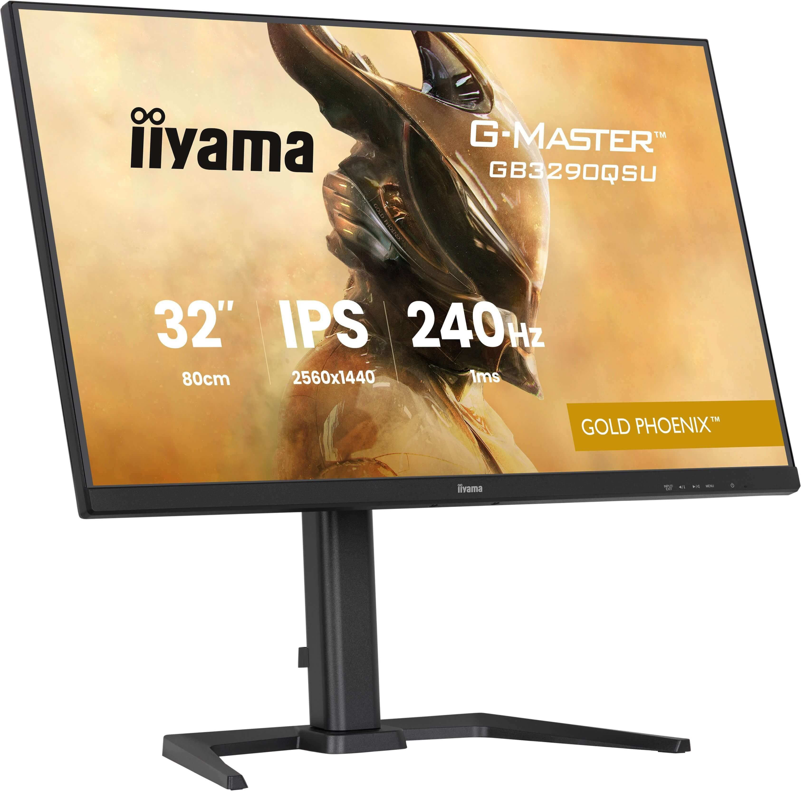 Iiyama 32 IPS Gaming G-Master Gold Phoenix FreeSync Premium 2560x1440a240Hz 400cd/m? - Flachbildschirm (TFT/LCD) - 32