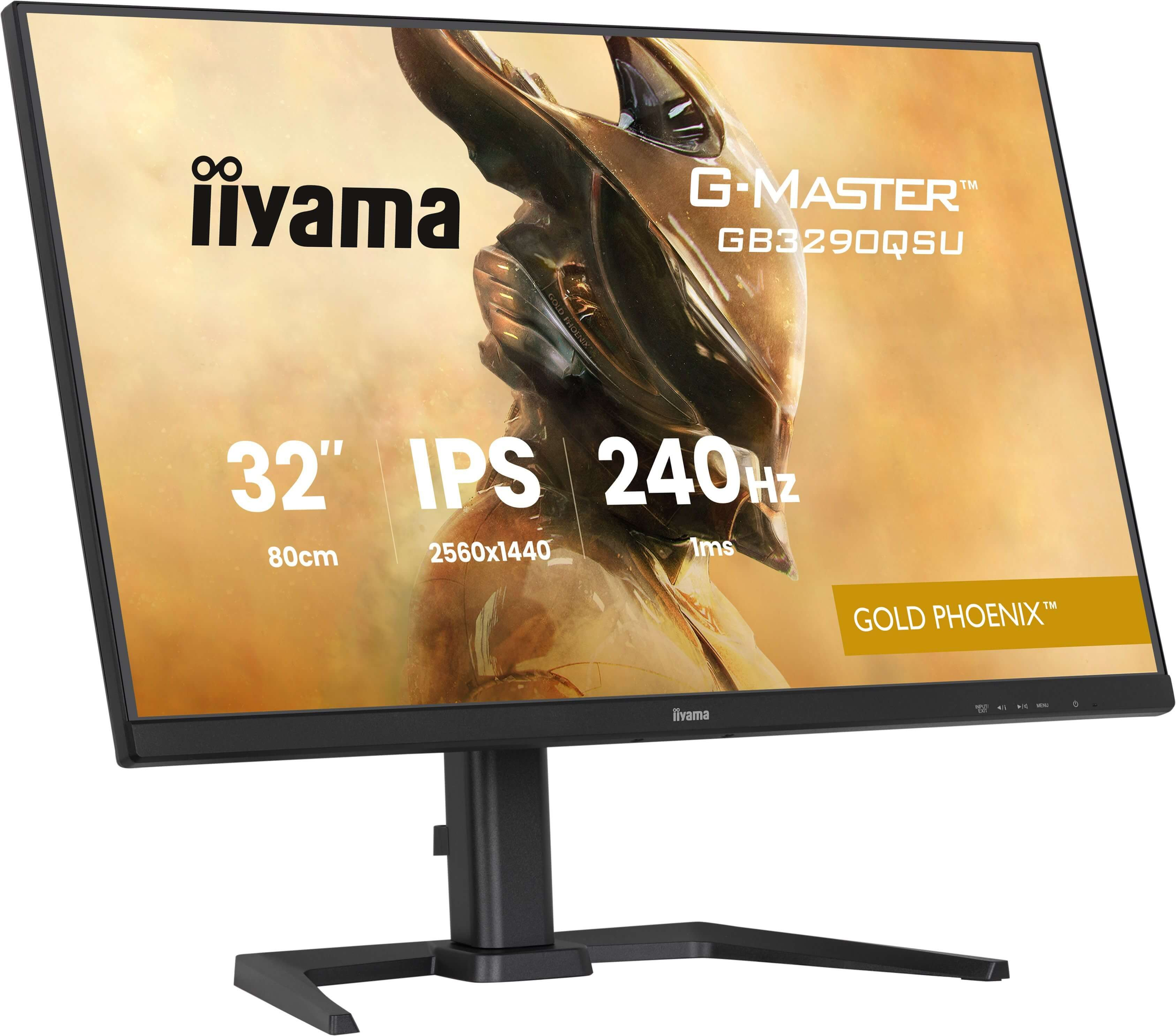 Iiyama 32 IPS Gaming G-Master Gold Phoenix FreeSync Premium 2560x1440a240Hz 400cd/m? - Flachbildschirm (TFT/LCD) - 32