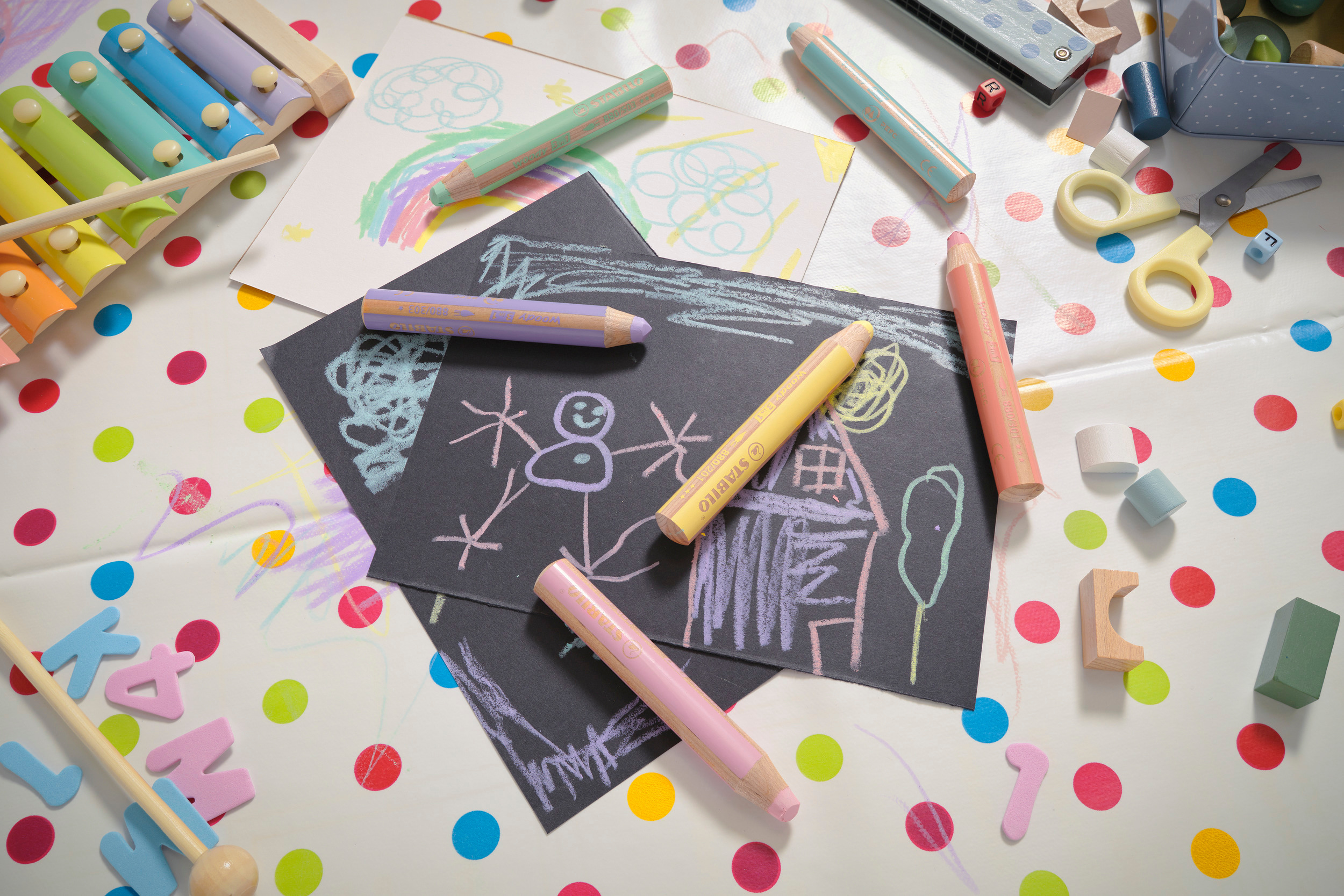 STABILO CF5 WOODY PASTEL YELLOW