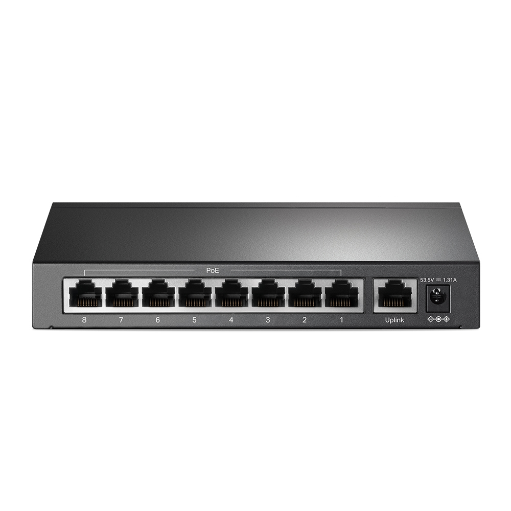 TP-LINK TL-SF1009P - Switch - unmanaged - 8 x 10/100 (PoE+)