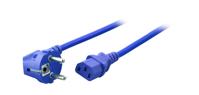EFB Elektronik EK588BL.3V2 cavo di alimentazione Blu 3 m Spina di alimentazione di tipo F Accoppiatore C13