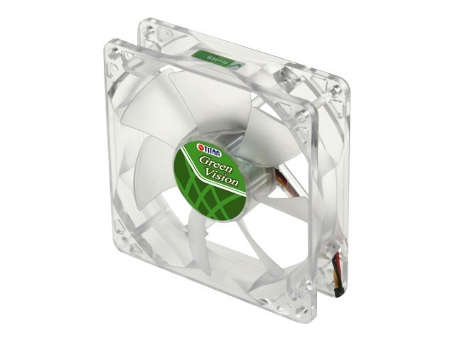 Titan TFD-9225GT12Z/V2(RB) computer cooling system Computer case Fan 9.2 cm Transparent