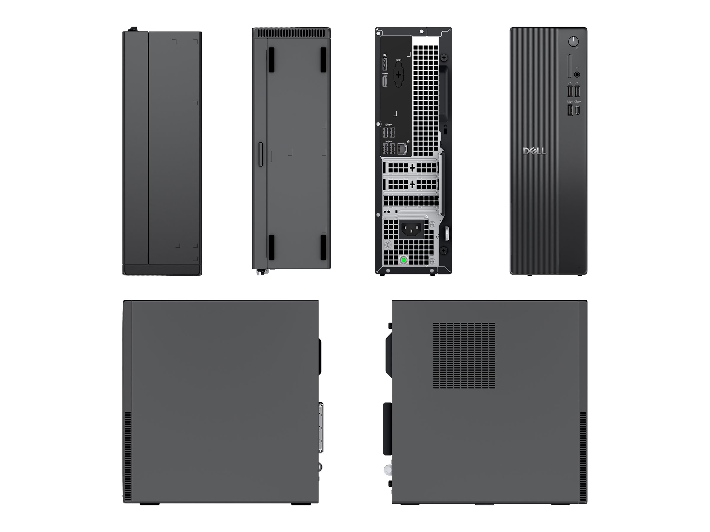 Dell Pro Slim Essential QVS1260 - Schlanker Desktop - Core Ultra 5 225 / 3.3 GHz - RAM 16 GB - SSD 512 GB - NVMe, QLC, Class 25 - Intel Graphics - 1GbE, Bluetooth, Wi-Fi 6 - WLAN: Bluetooth, 802.11a/b/g/n/ac/ax - Win 11 Pro - Monitor: keiner - Schwarz, sc