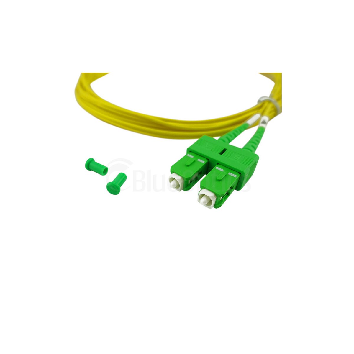 BlueOptics Duplex LWL Patchkabel LC-APC/SC-APC Singlemode 2 Meter