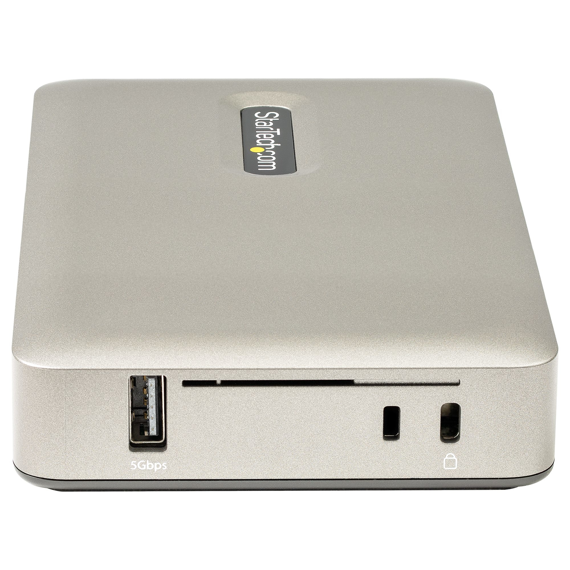 StarTech.com USB C Dock, USB-C to DisplayPort 4K 30Hz or VGA, Mini USB-C Laptop Docking Station with 65W Power Delivery Pass-Through Charging, 4-Port USB 3.1 Gen 1 Hub, GbE - Universal USB Type C Port Replicator (DKM30CHDPDUE)