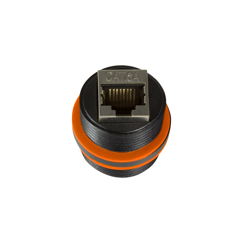 LogiLink NP0081 connecteur de fils 2x RJ45 Noir