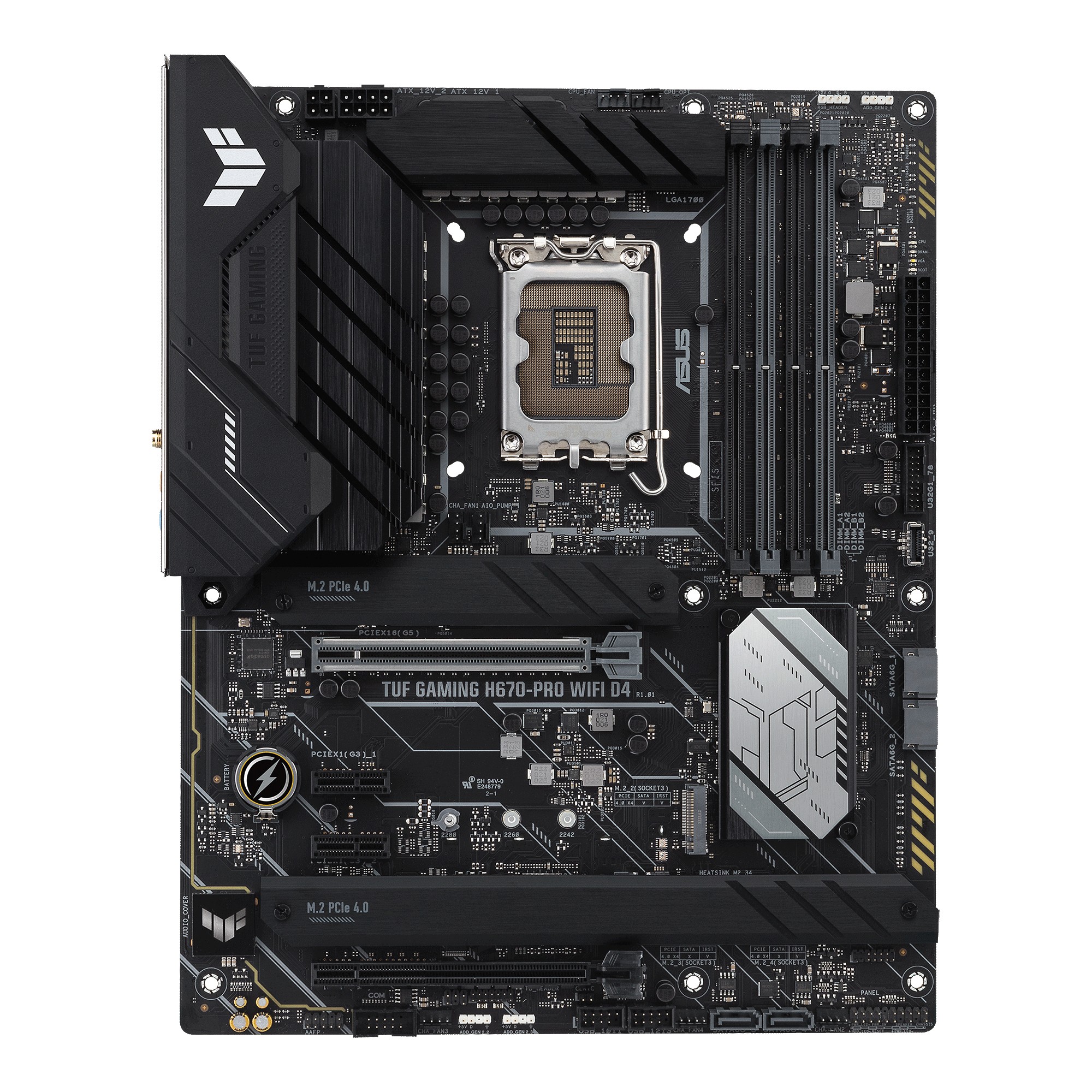 ASUS TUF GAMING H670-PRO WIFI D4 H670 - Mainboard - Intel Sockel 1700 (Core i)