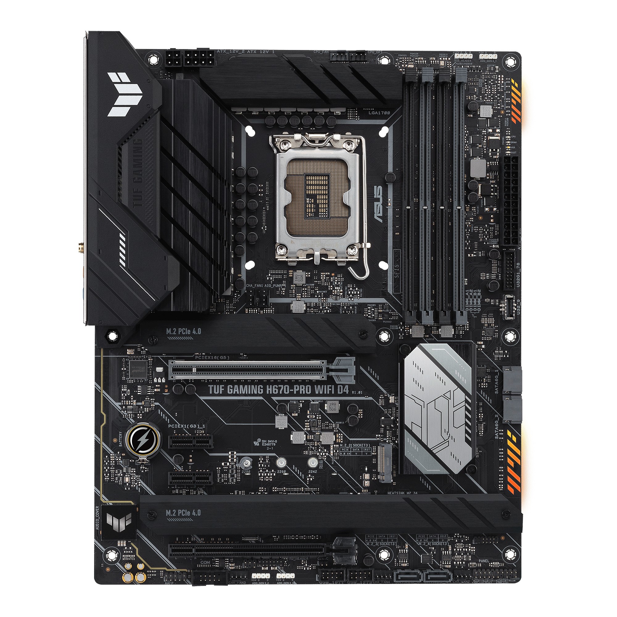ASUS TUF GAMING H670-PRO WIFI D4 H670 - Mainboard - Intel Sockel 1700 (Core i)