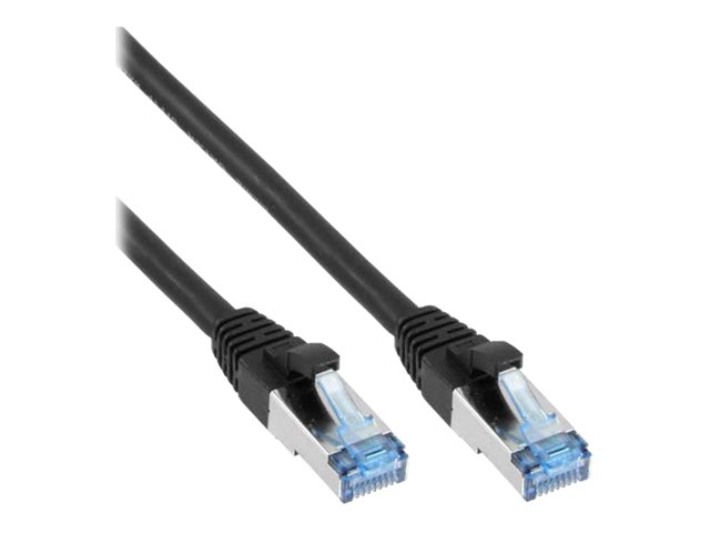InLine Cat.6A 2m cble de rseau Noir Cat6a S/FTP (S-STP)