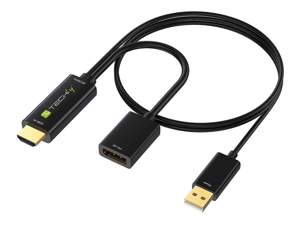 IC Intracom Adapter HDMI M auf DisplayPort F+ USB-A M 4K 60Hz - Adapter - Digital/Daten