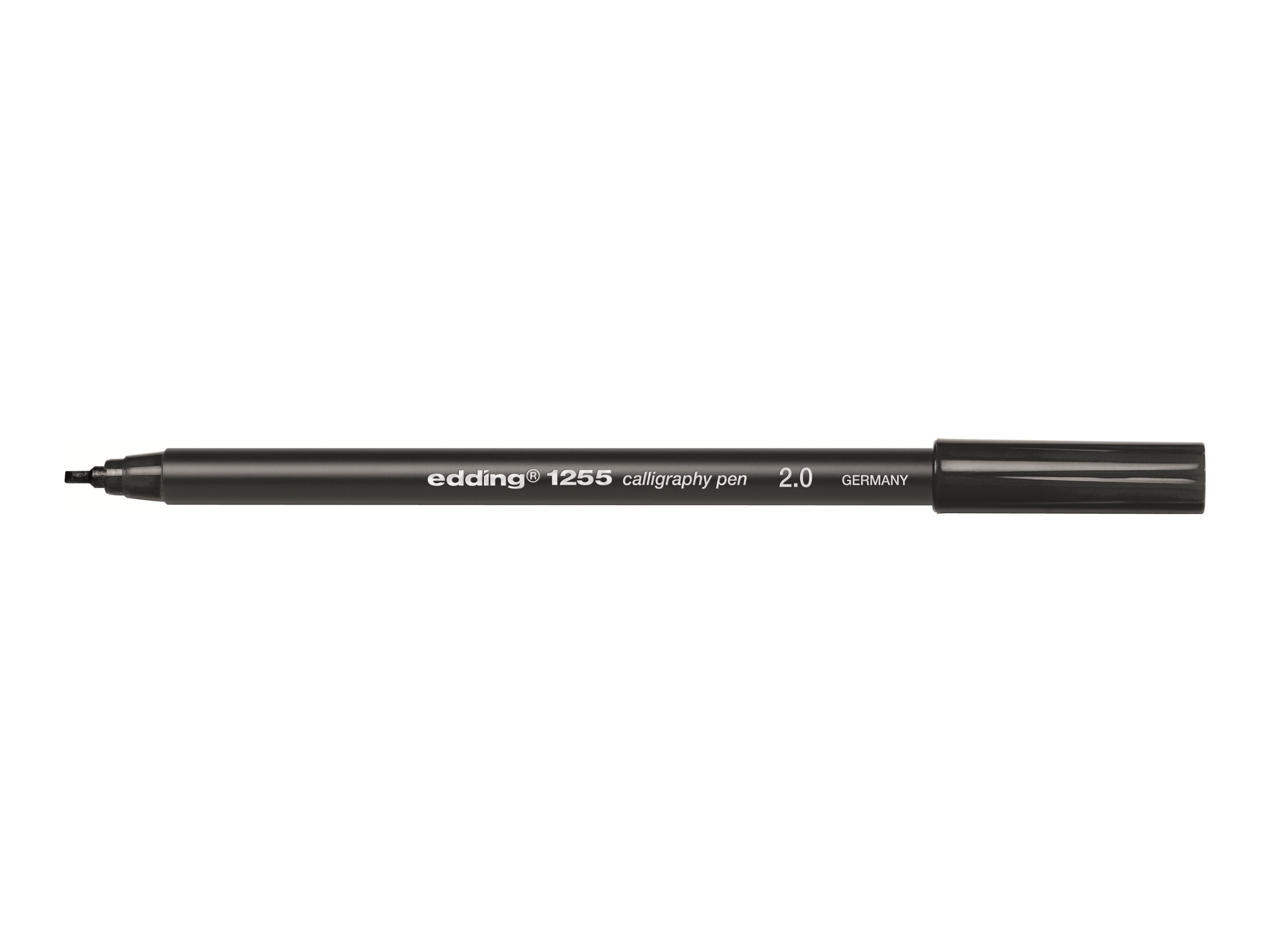 EDDING 1255 calligraphy - Filzstift - permanent - Schwarz - Wasserbasierte Pigmenttinte (Packung mit 3)