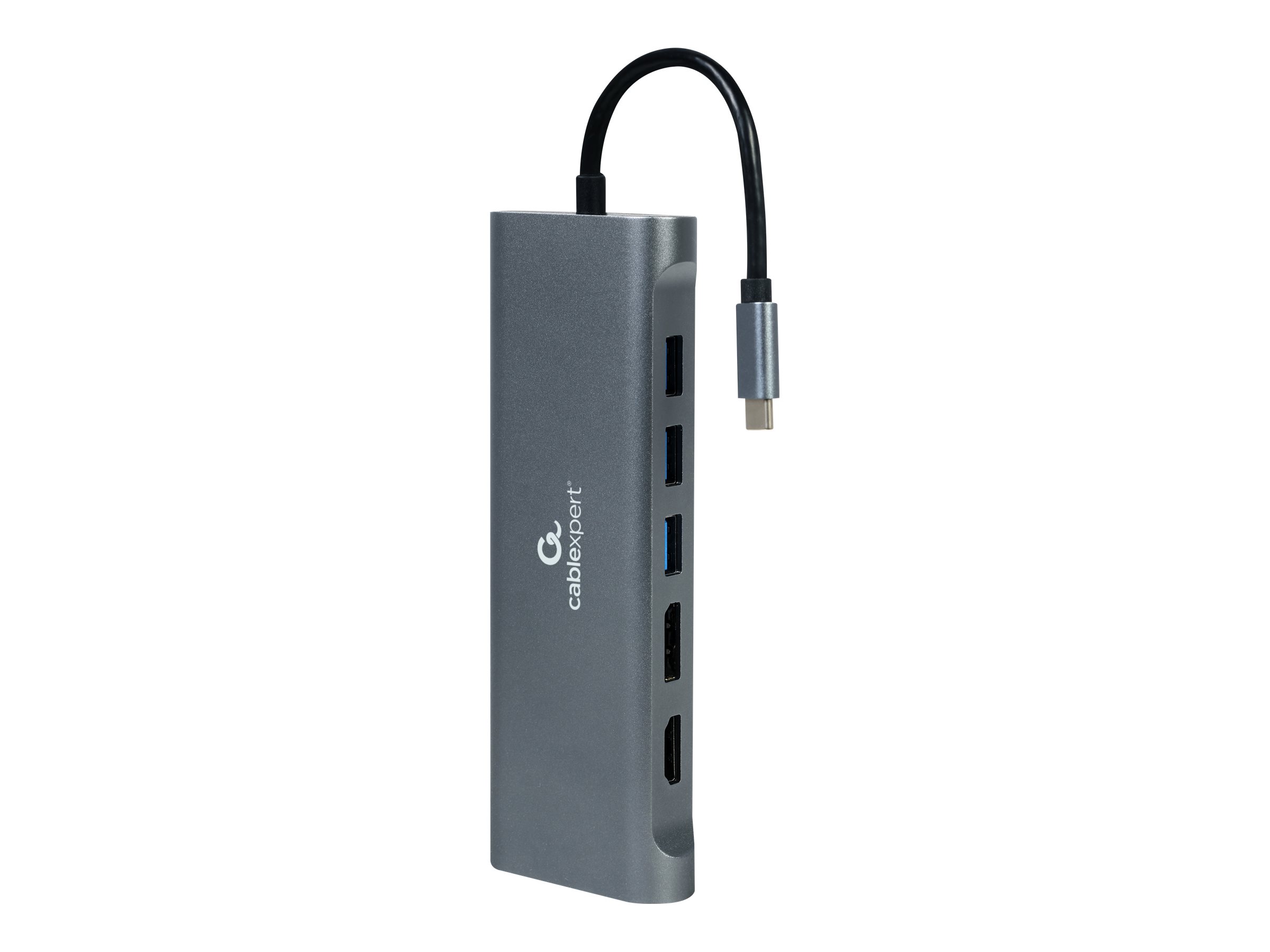 Gembird Cablexpert A-CM-COMBO8-01 - Dockingstation - USB-C 3.1