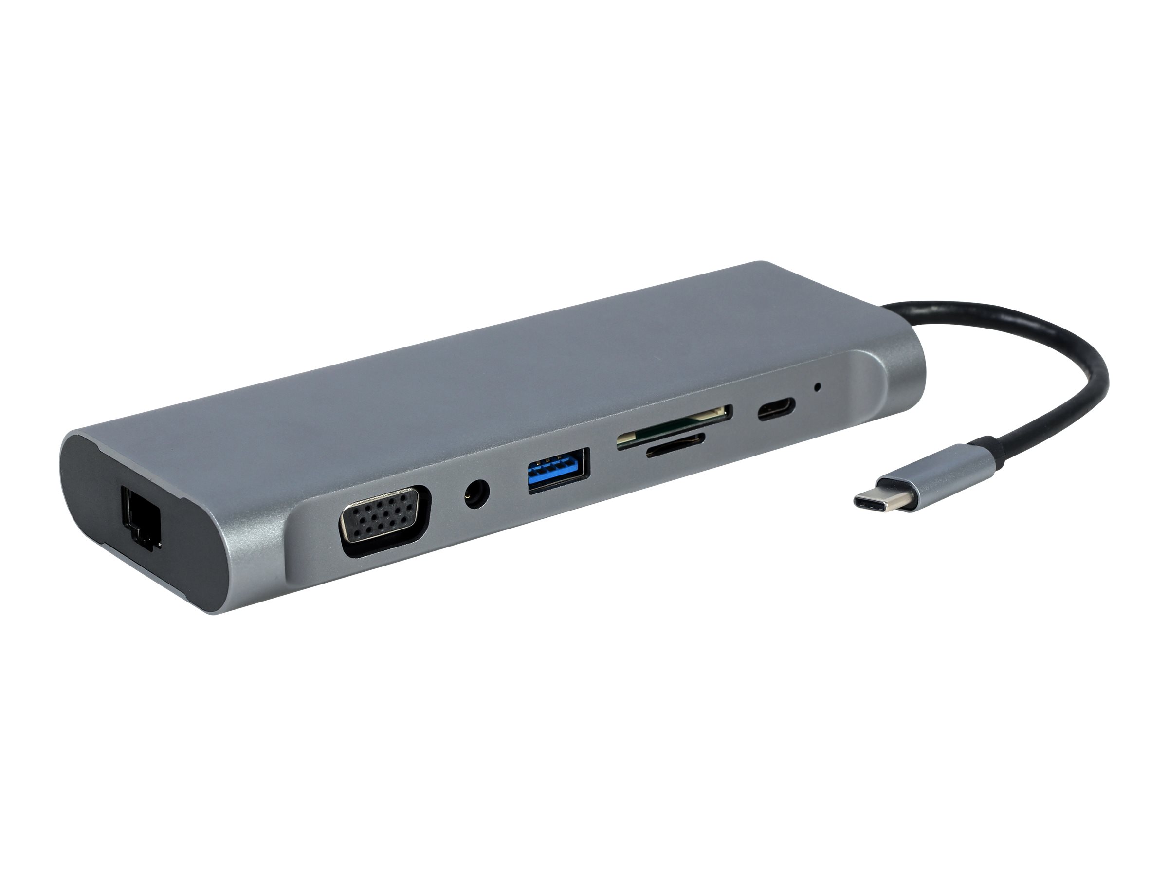 Gembird Cablexpert A-CM-COMBO8-01 - Dockingstation - USB-C 3.1
