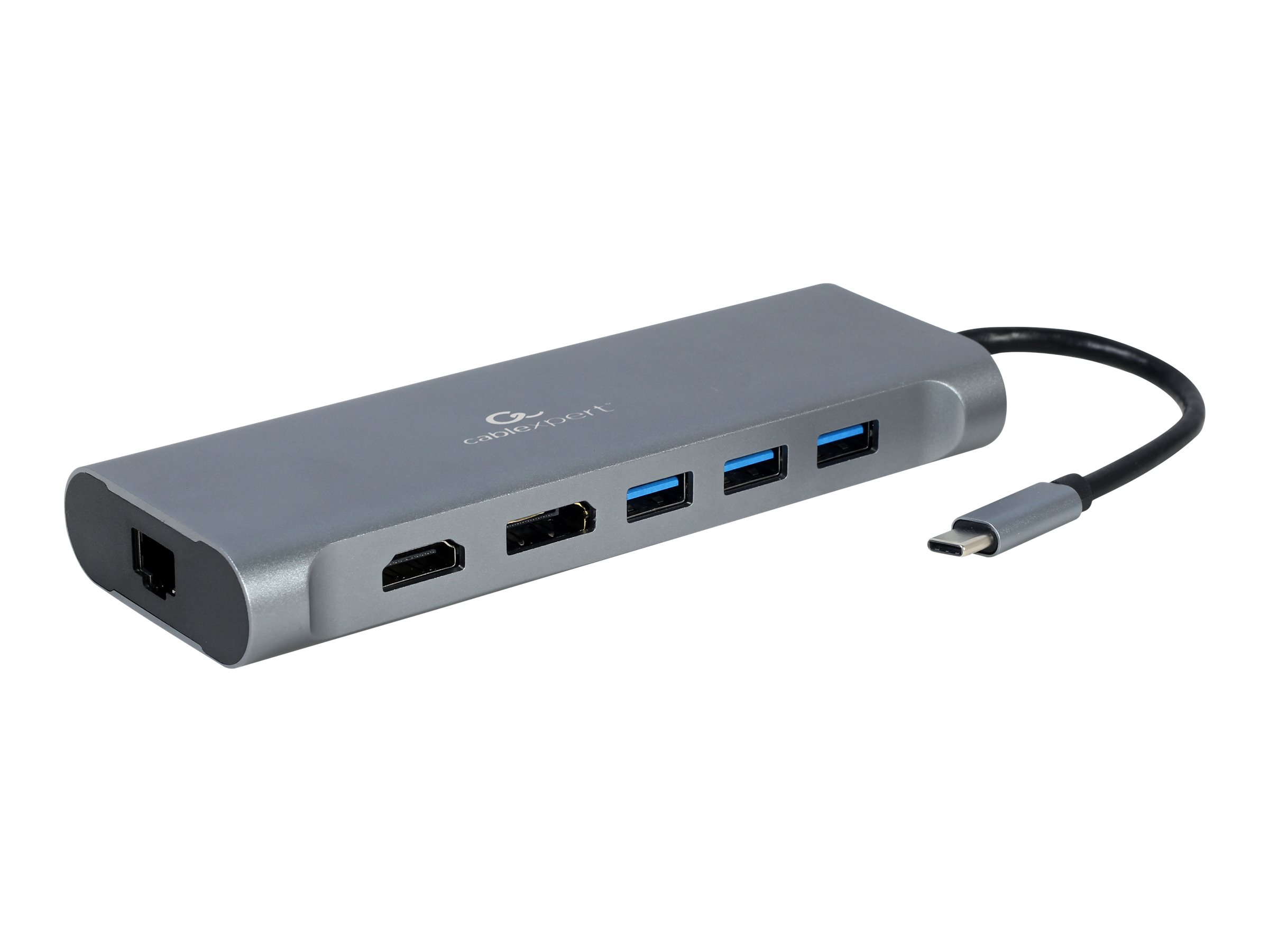 Gembird Cablexpert A-CM-COMBO8-01 - Dockingstation - USB-C 3.1