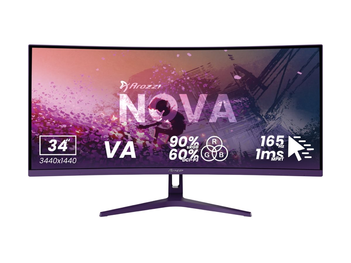 Arozzi Nova - LED-Monitor - Gaming - 86.4 cm (34)