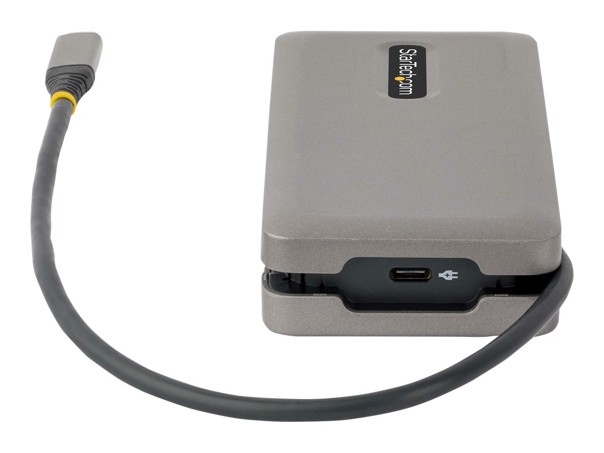 StarTech.com - Adaptador Multipuertos USB-C - HDMI/DP 4K a 60Hz - Hub Ladrón  USB de 3 Puertos - Power Delivery de Paso de 100W 