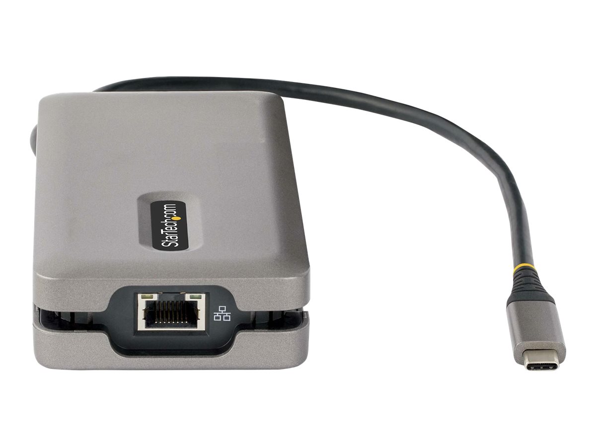 StarTech.com Adaptador Multipuertos USB-C - HDMI 4K a 60Hz VGA - Hub Ladrón  USB de 3 Puertos - Power Delivery de Paso de 100W - GbE - Docking Station