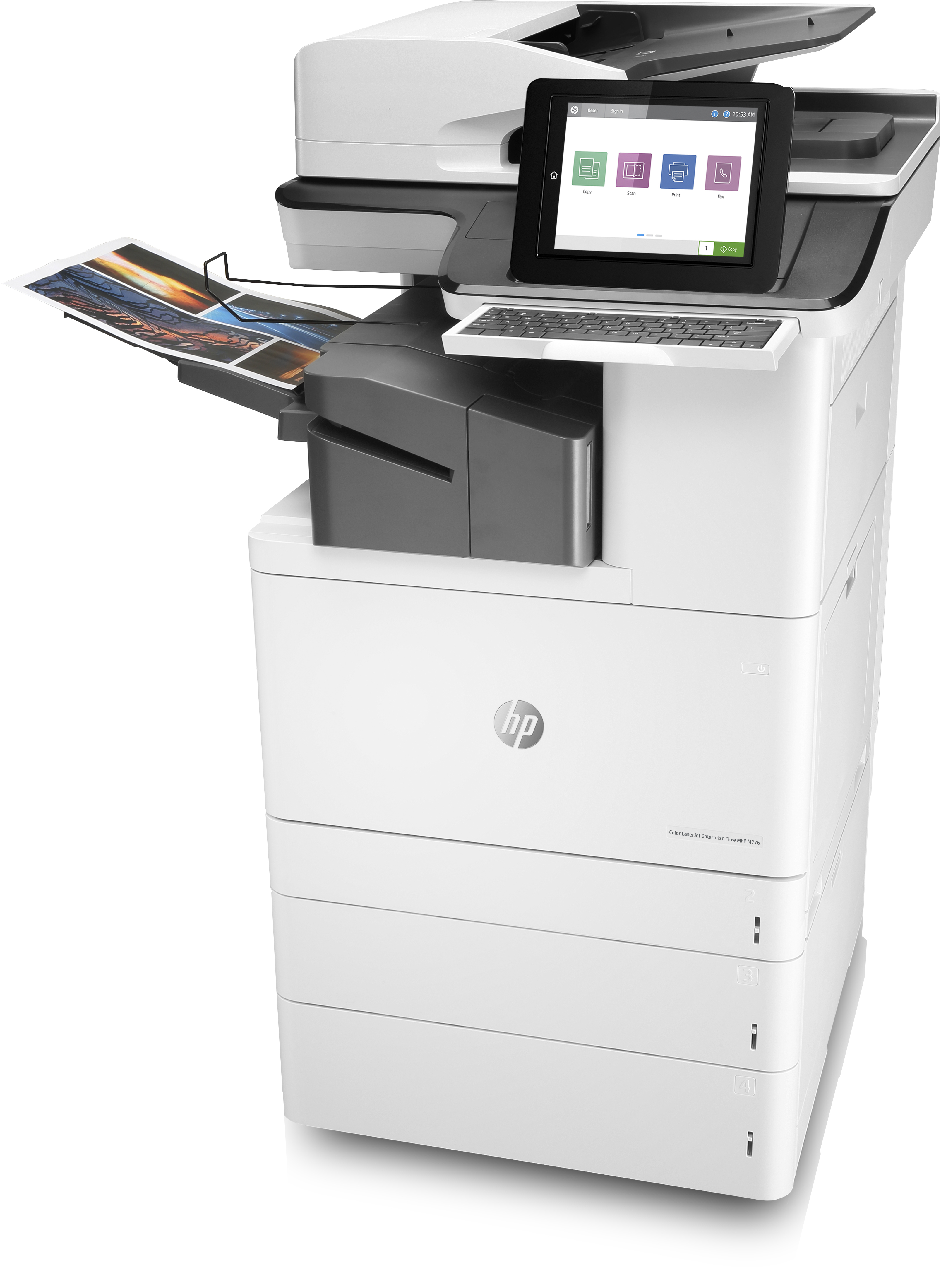HP Color LaserJet Enterprise Flow Stampante multifunzione M776zs