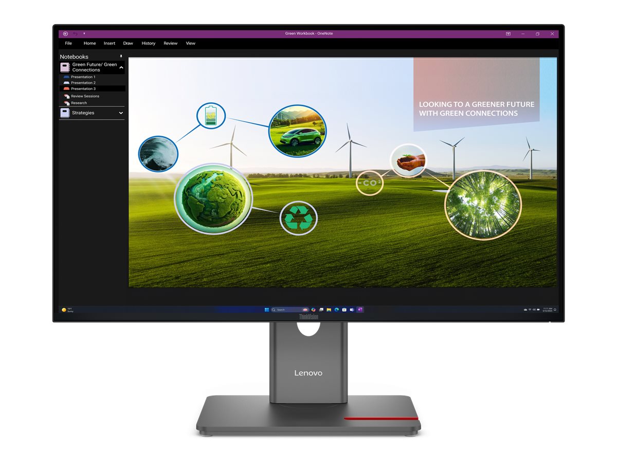Lenovo ThinkVision P27Q-40 LED display 68,6 cm (27) 2560 x 1440 Pixel Quad HD Nero