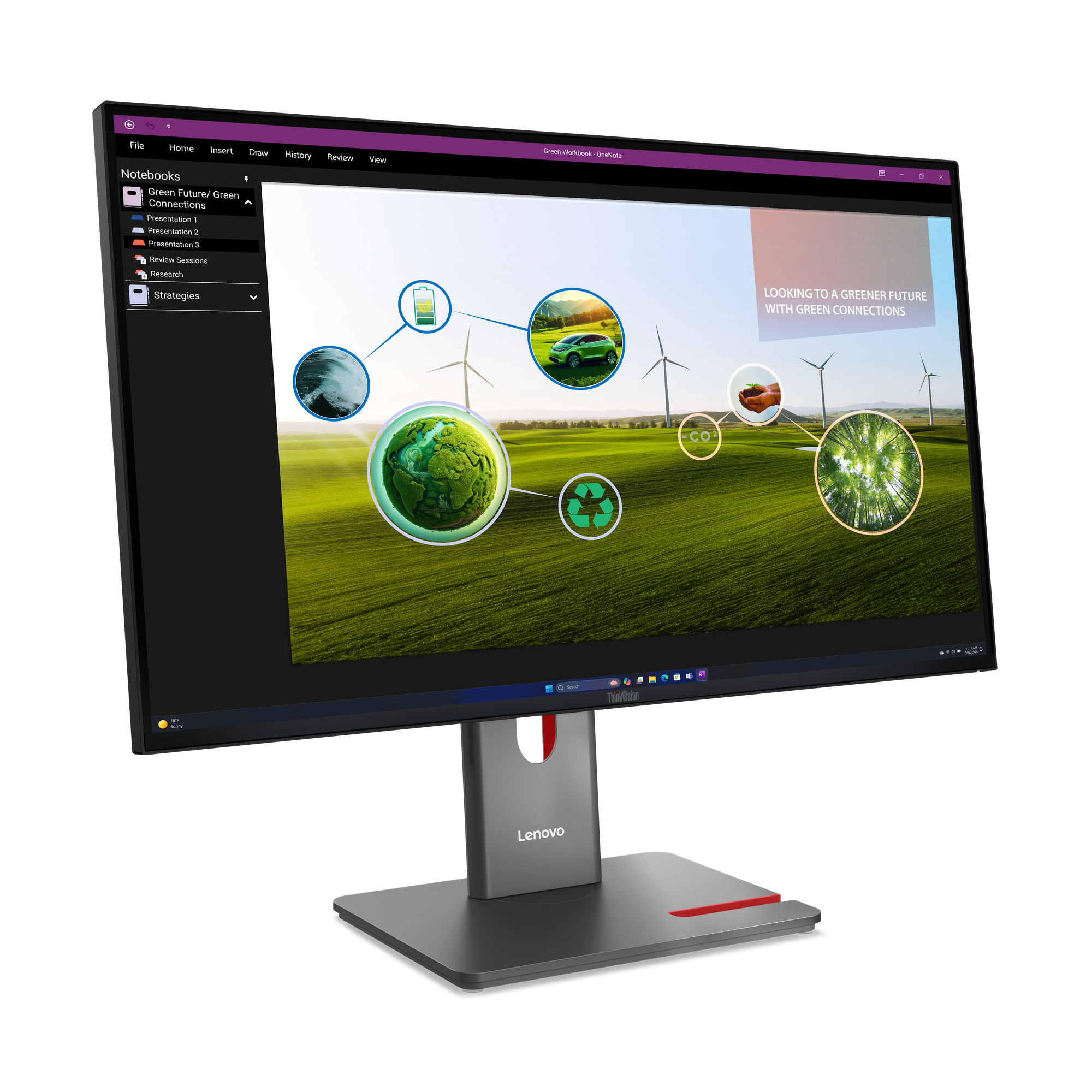 Lenovo ThinkVision P27Q-40 LED display 68,6 cm (27) 2560 x 1440 Pixel Quad HD Nero